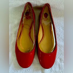 Nordstrom red patent ballet flats